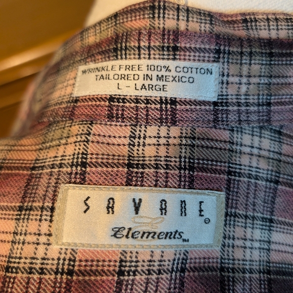 Upcycled Distressed Bleached Plaid Flannel Button Down Shirt Women’s Large - Picture 10 of 12